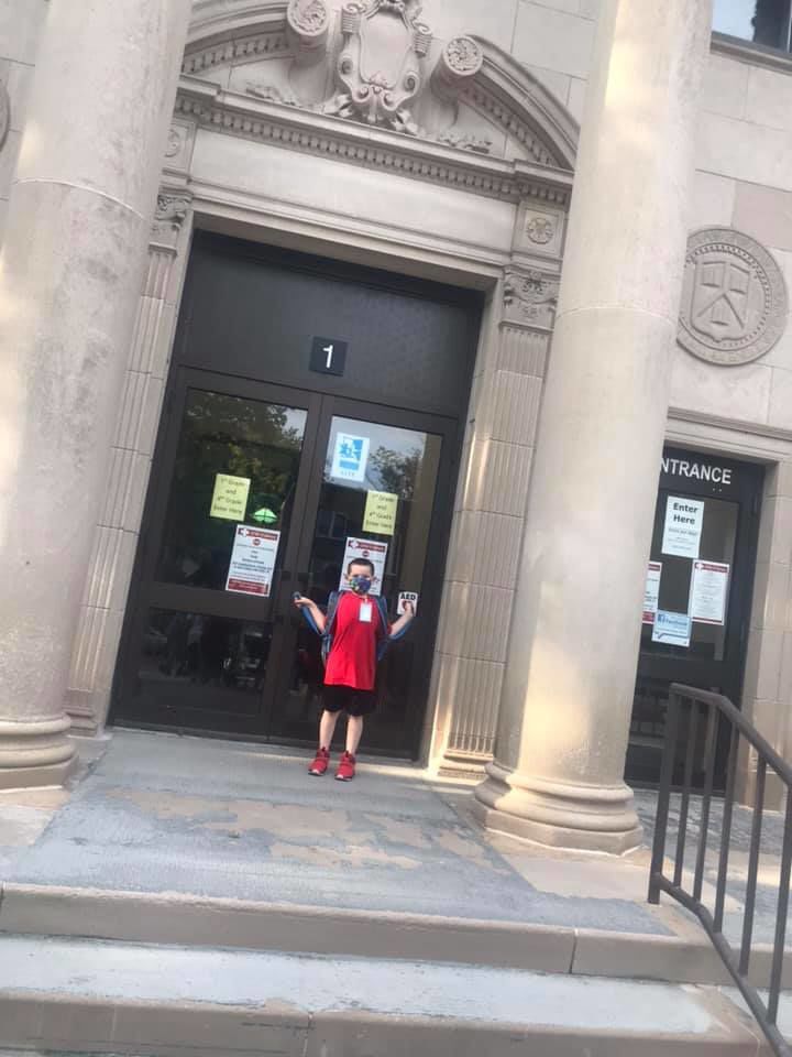 Brysens first day of 1st grade